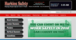 Desktop Screenshot of harkinssafety.com